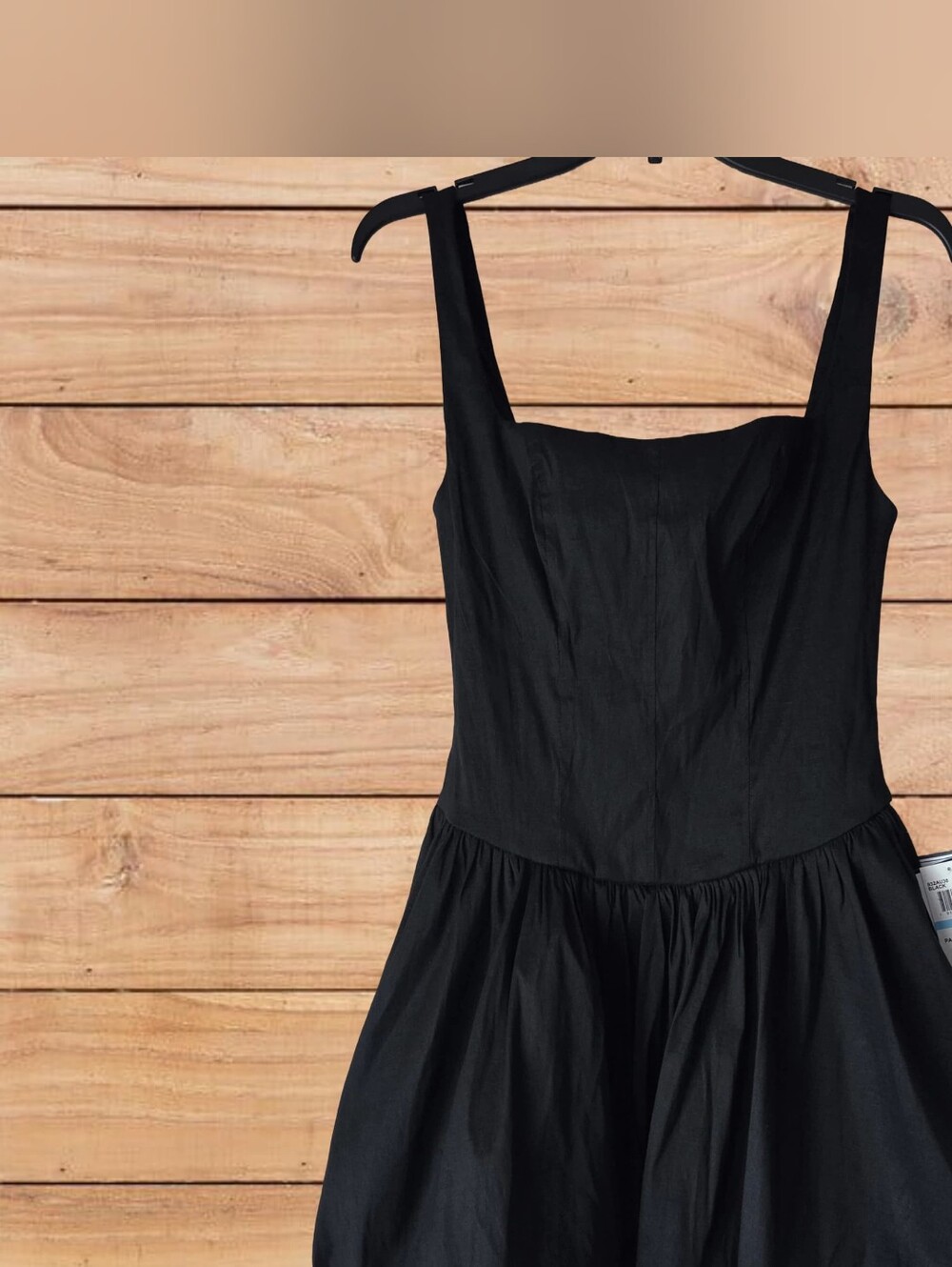 Alex & Sophia Juniors' Square-Neck Bubble-Hem Sleeveless Fit & Flare Dress Sz5/6